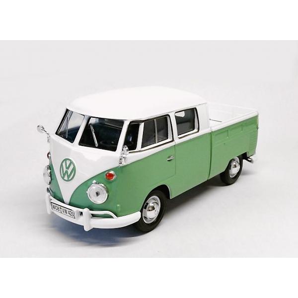venijn Correlaat Onverenigbaar model VW Bus T1 Doka green-white 1:24 | VW Beetle servicing Olomouc